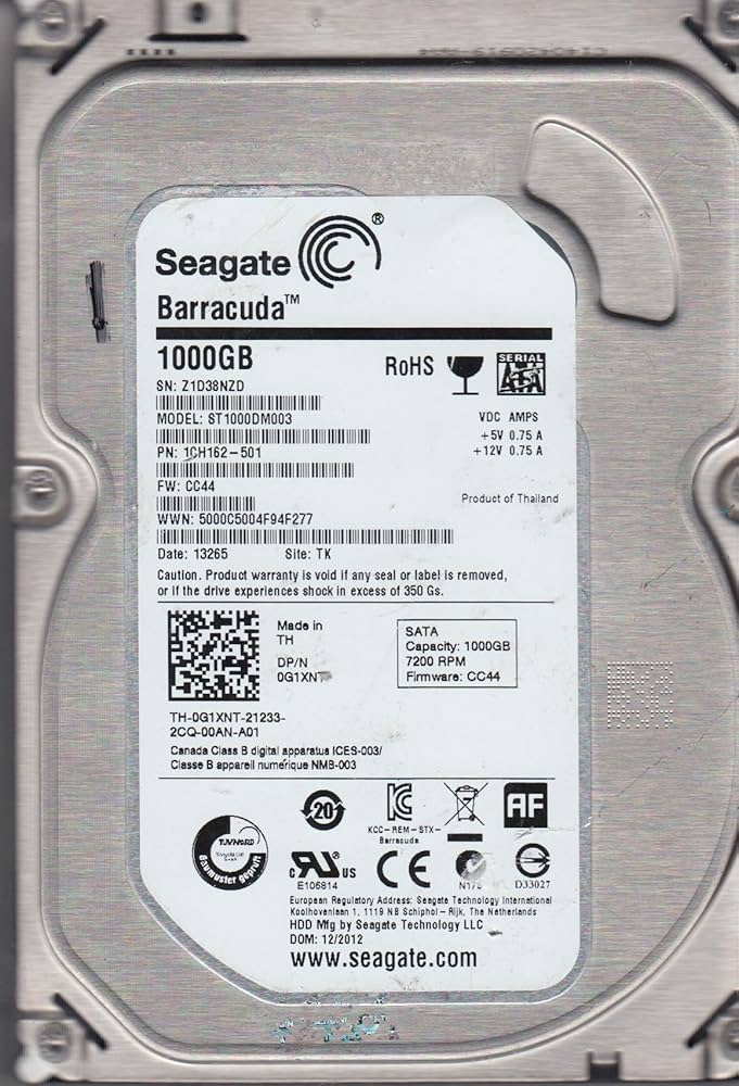 Amazon.com: Barracuda 7200.14 ST1000DM003 3.5
